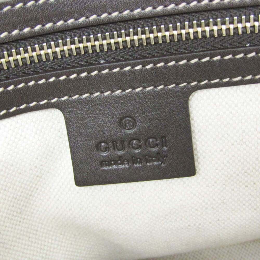 GUCCI Brown Leather Tote Bag - Picture 14 of 16